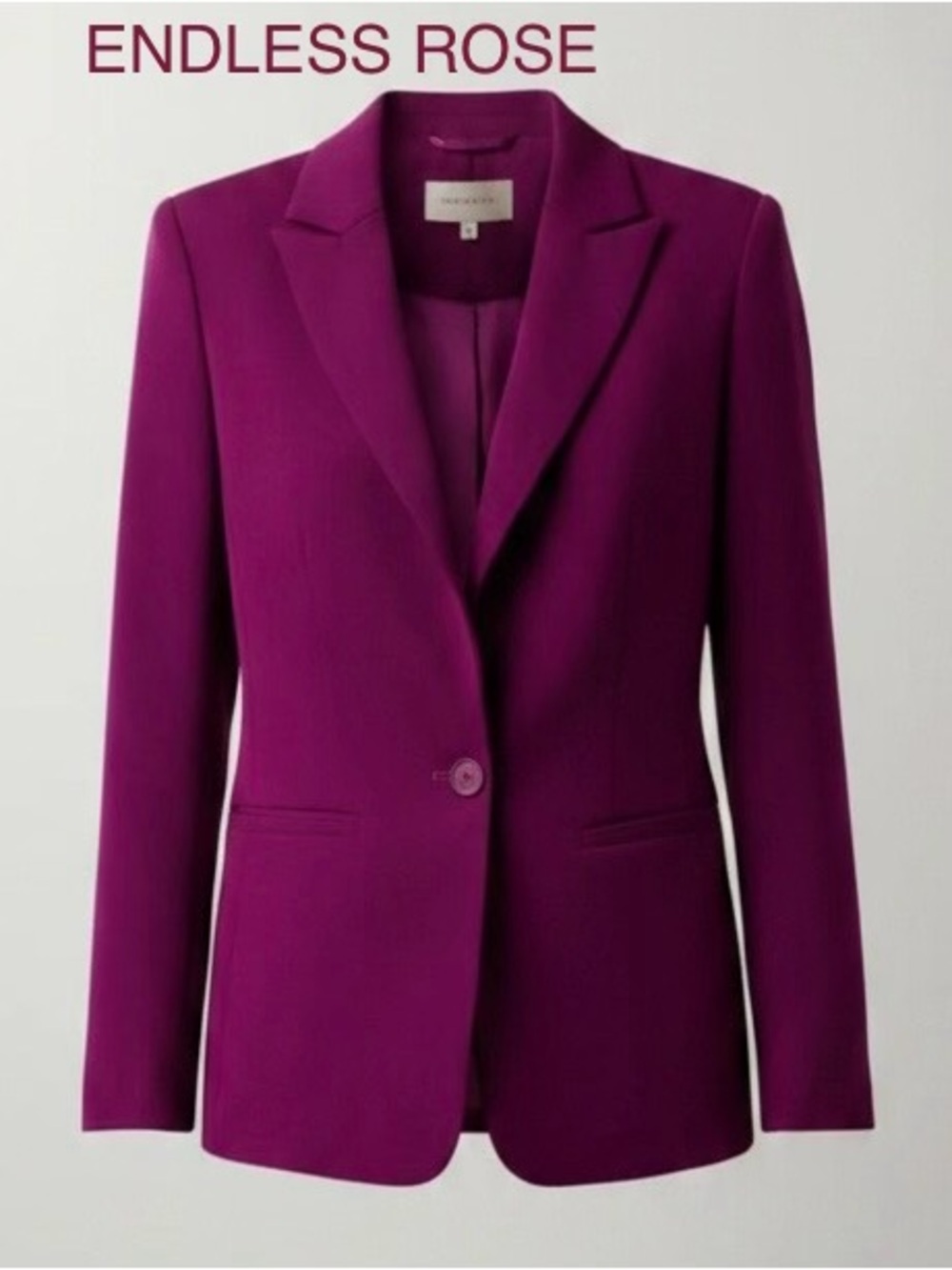 Endless Rose Purple Pink Single Breasted Long Sleeve Blazer RTR Size Small NWOT